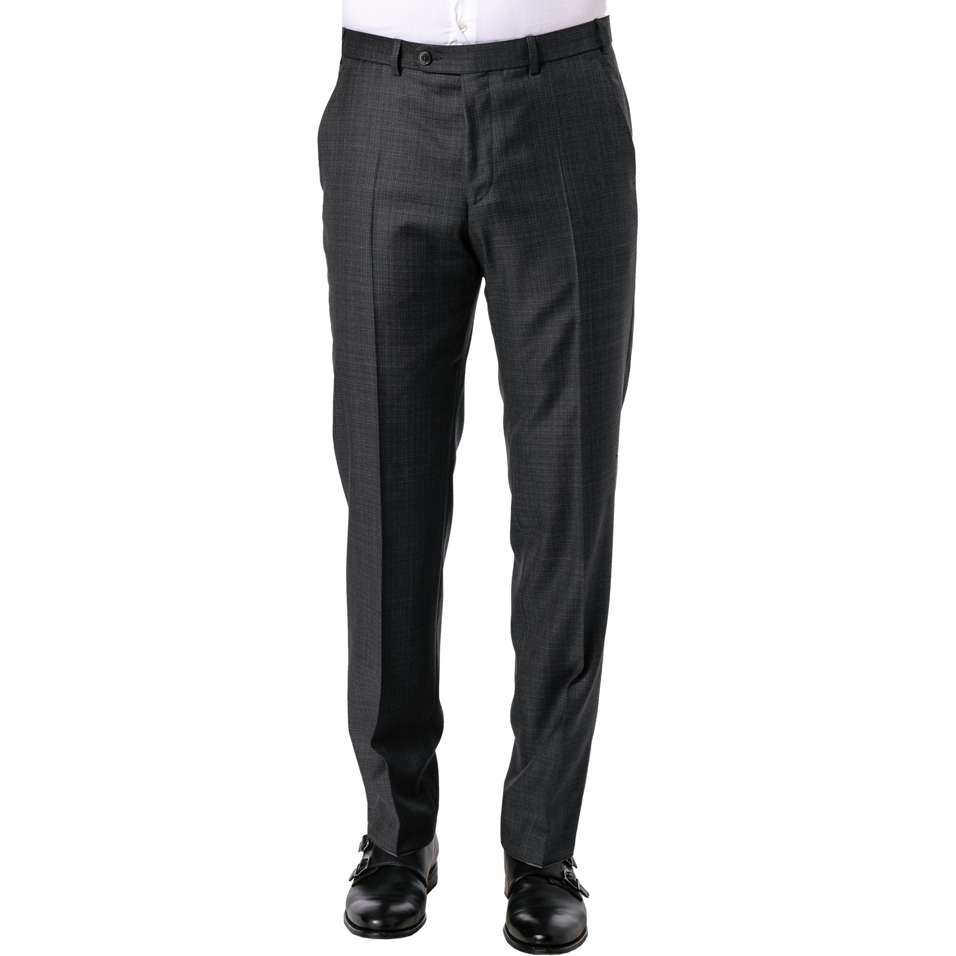 DIGEL Herren Hose grau Schurwolle