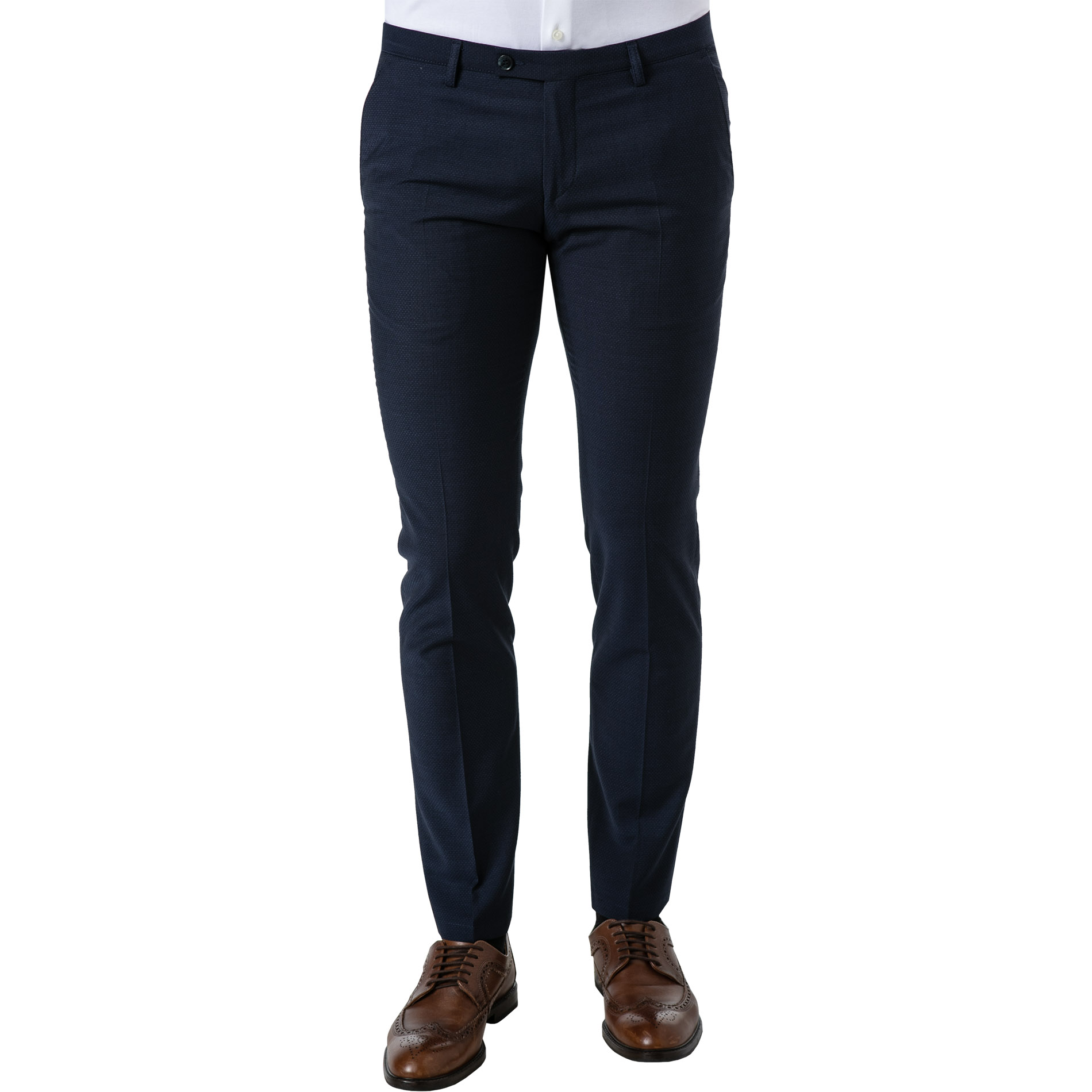 DIGEL Herren Hose blau Slim Fit
