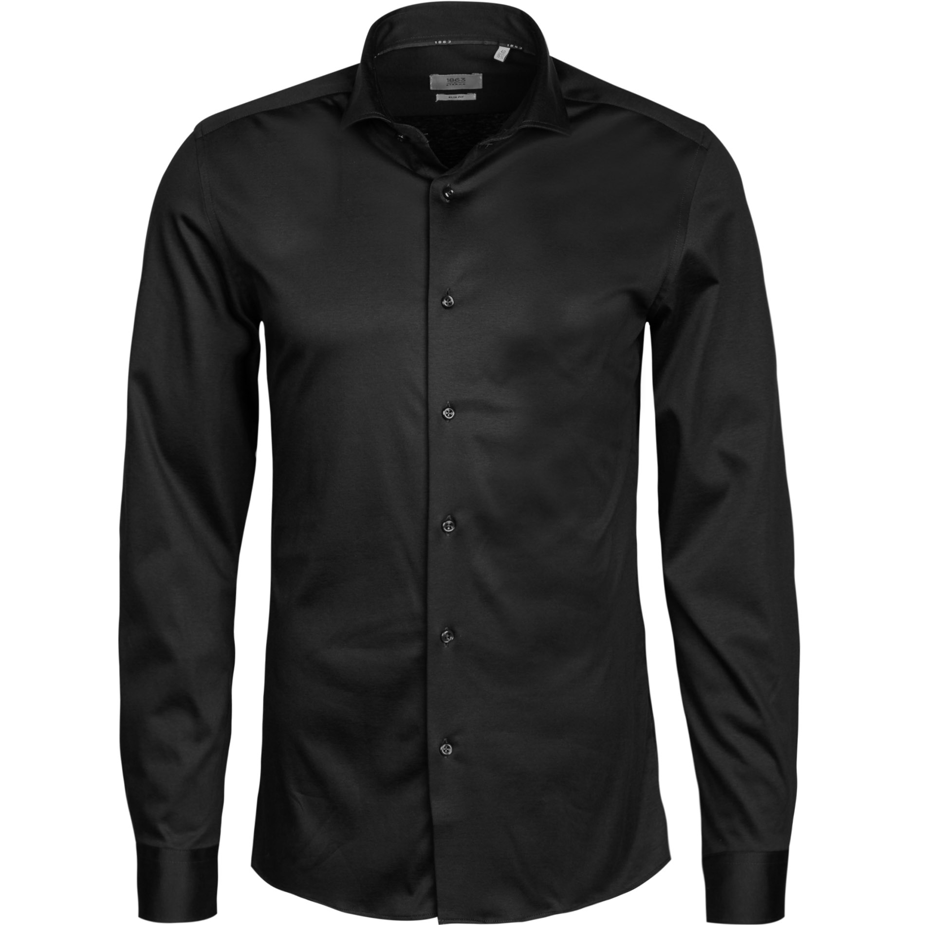 ETERNA Herren Hemd schwarz Slim Fit