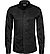 Hemd, Slim Fit, Jersey CO2-Neutral, schwarz - schwarz