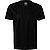 T-Shirt, Pima Baumwolle, schwarz - schwarz