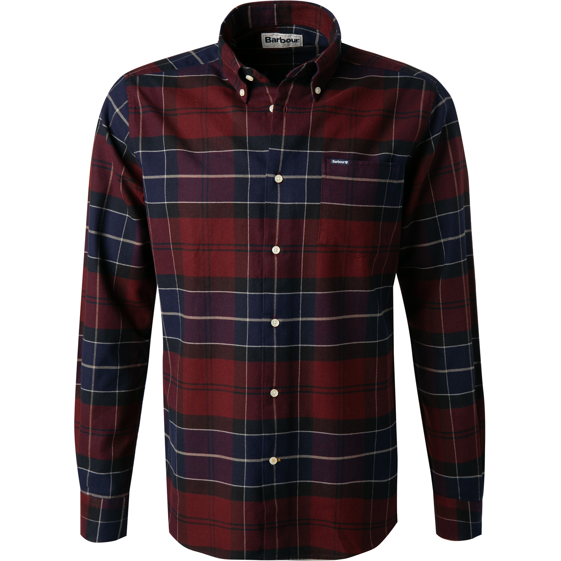 Barbour Herren Hemd rot kariert