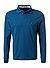Polo-Shirt, Regular Fit, Baumwoll-Piqué, blau - indigo