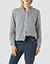 Bluse aus Bio Baumwolle - blau-weiß