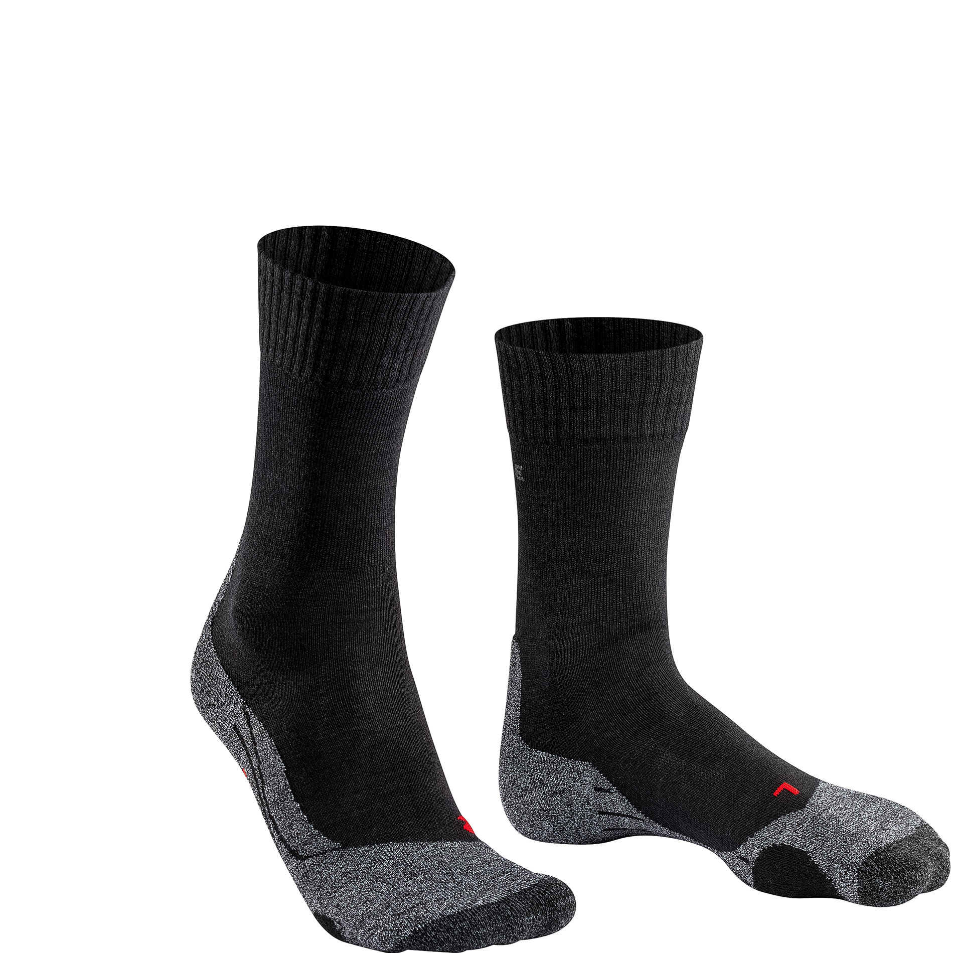 Falke Herren Socken schwarz Merinowolle unifarben