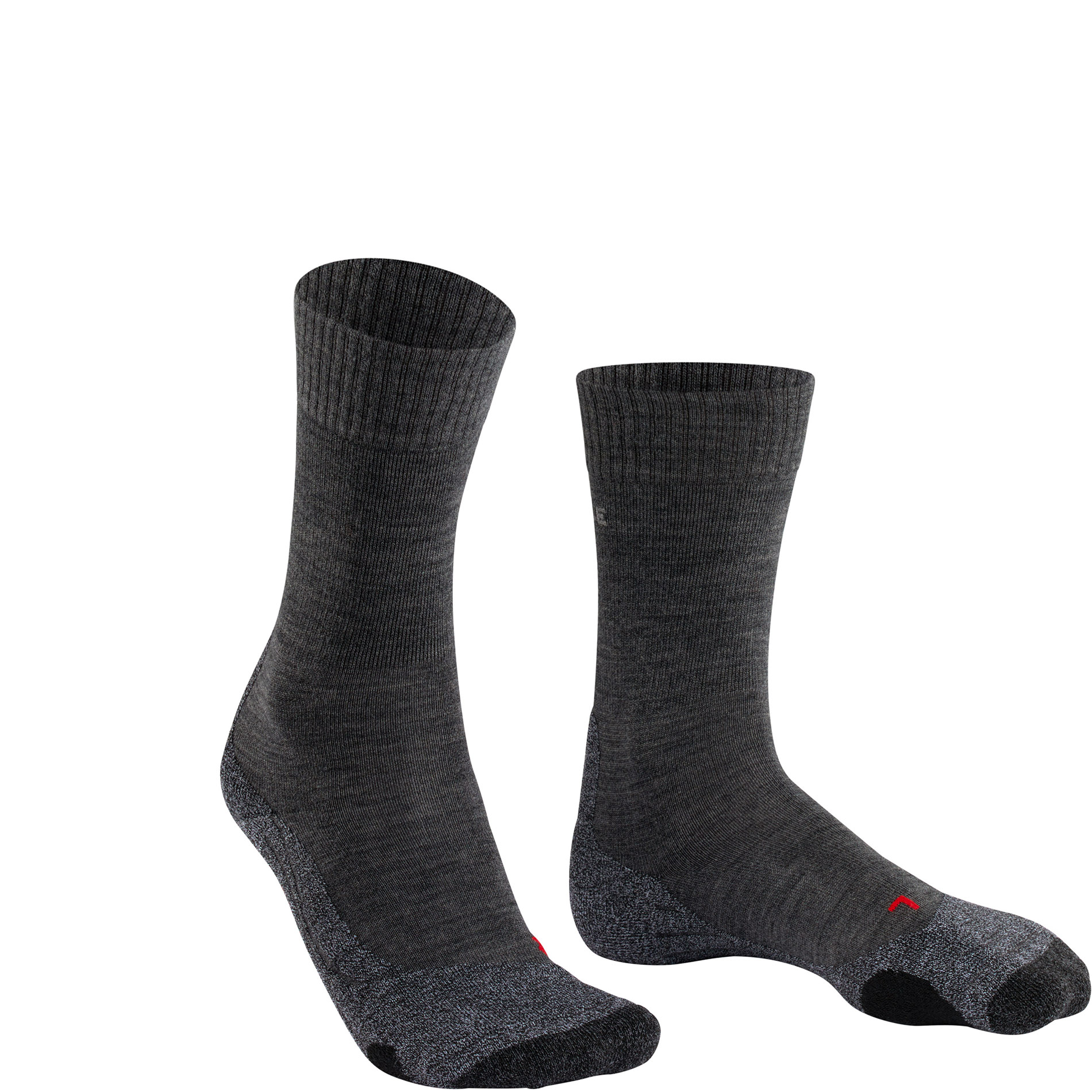 Falke Herren Socken grau Merinowolle unifarben