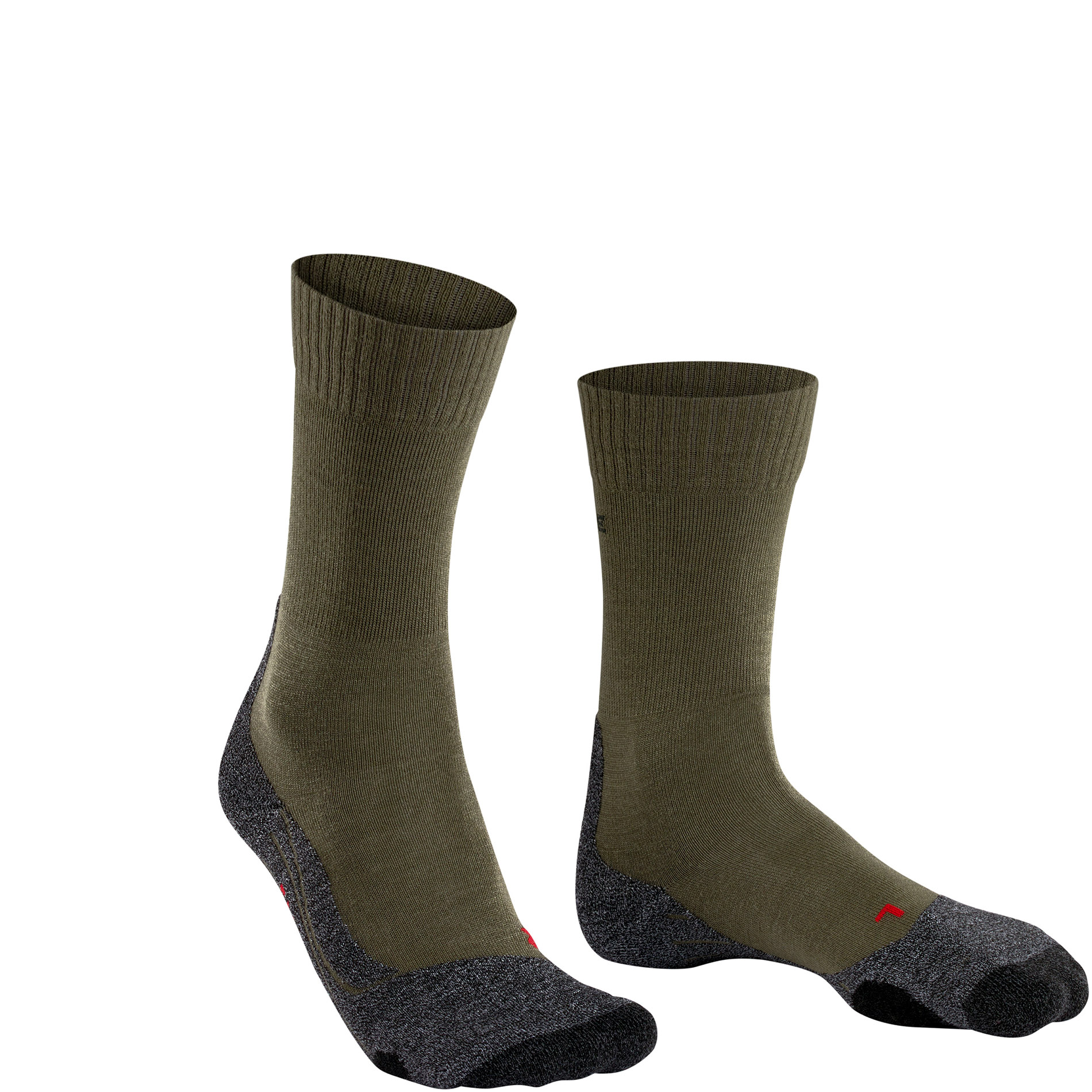 Falke Herren Socken grün Merinowolle unifarben
