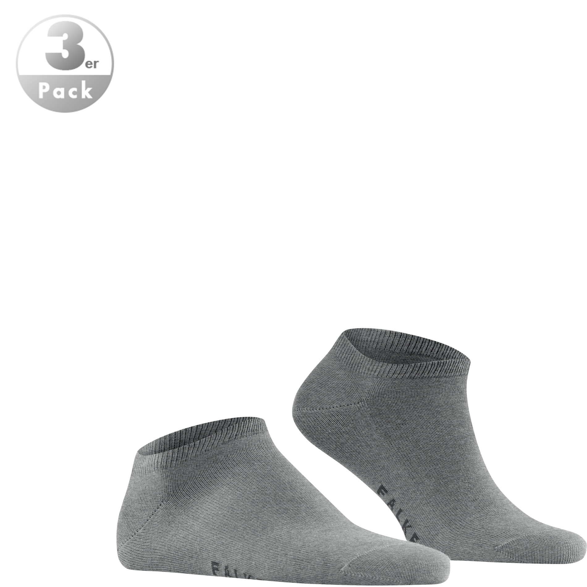 Falke Herren Socken grau Baumwolle & Mix unifarben
