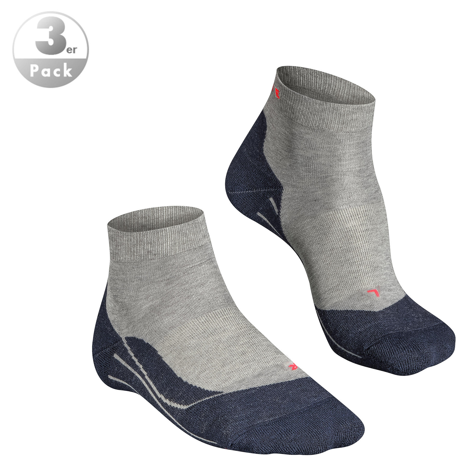 Falke Herren Socken grau Baumwolle & Mix unifarben