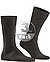 Serie Family, Socken, Baumwolle, dunkelbraun - dunkelbraun
