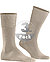 Serie Airport, Socken, Schurwolle, beige meliert - beige mel.