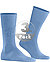 Serie Airport, Socken, Schurwolle, cornflower - cornflower