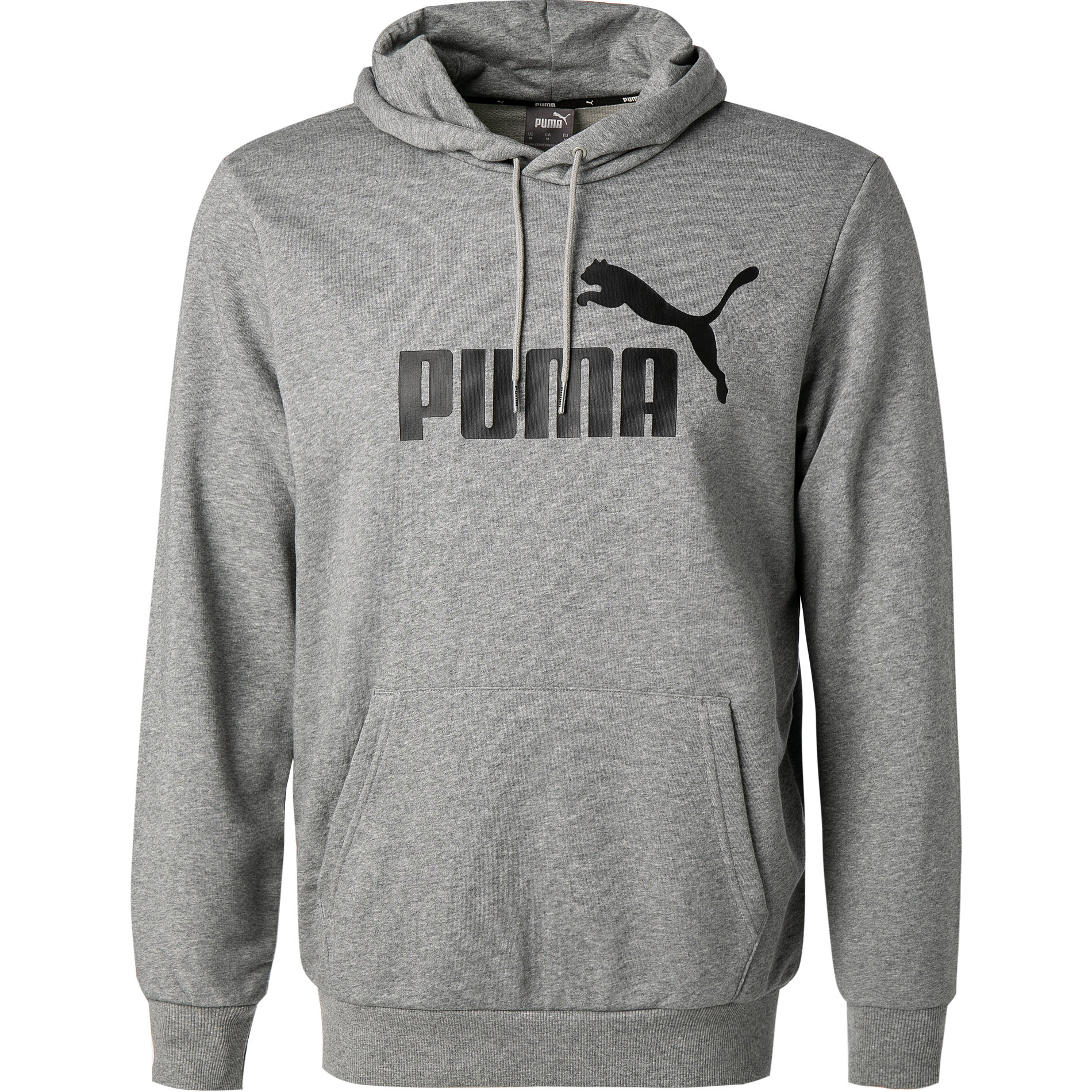 PUMA Herren Hoodie grau Baumwolle & Mix unifarben