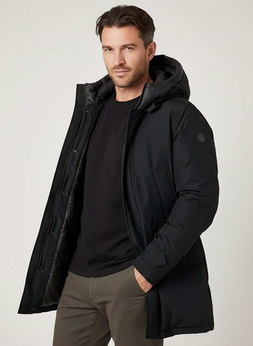 WOOLRICH Parka WOOU0487MR/UT0001/BLK Image 1