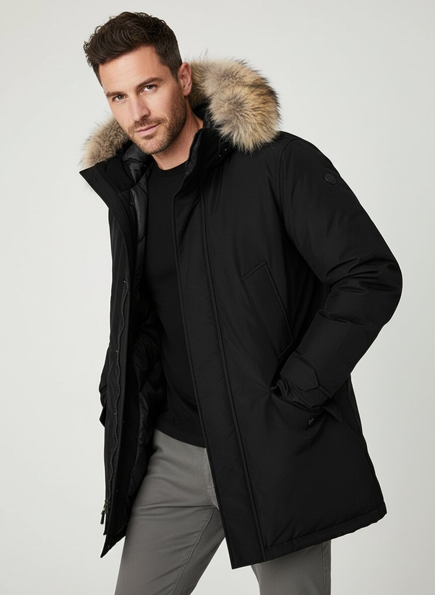 WOOLRICH Parka WOOU0486MR/UT0001/BLK Image 1