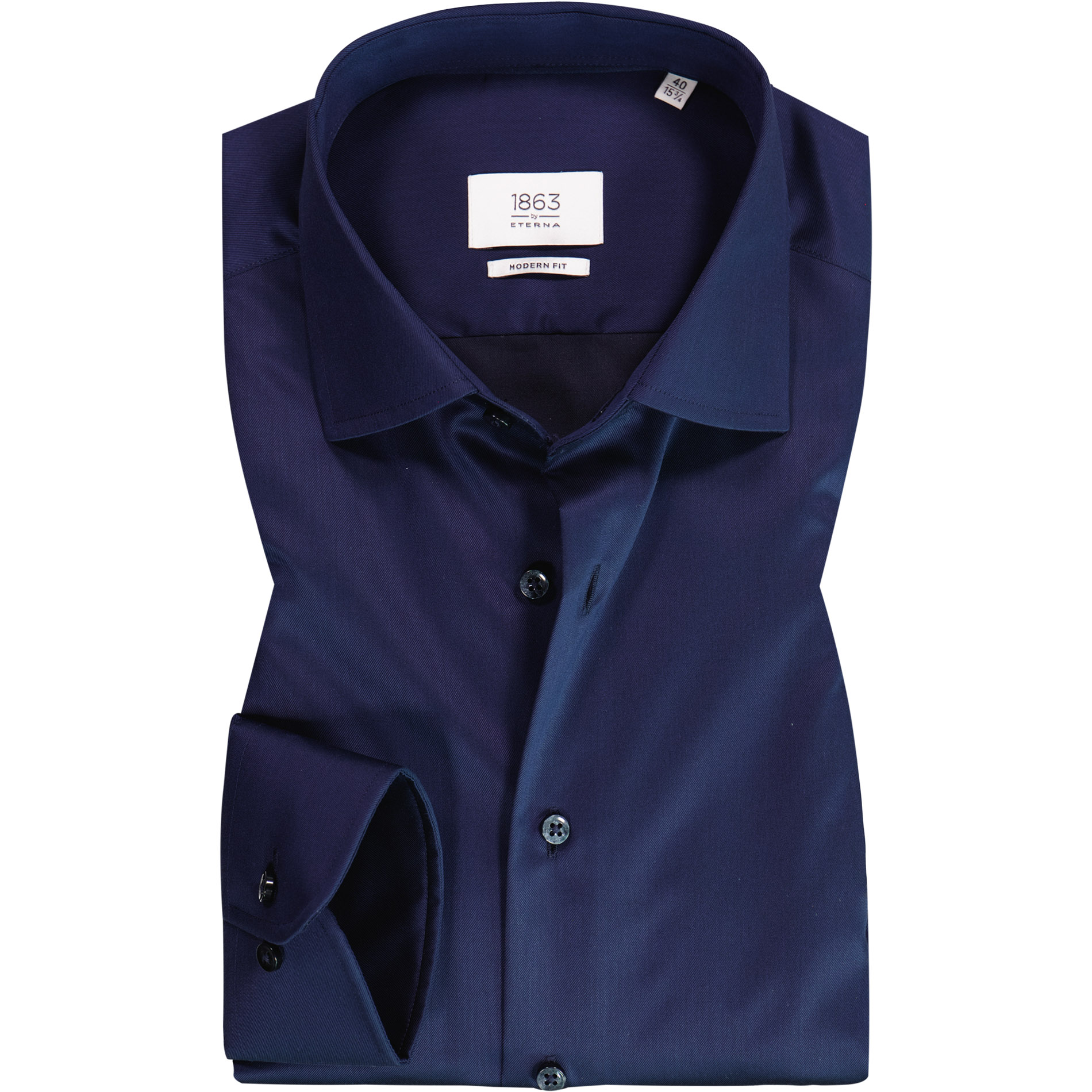 Eterna Herren Hemd Blau
