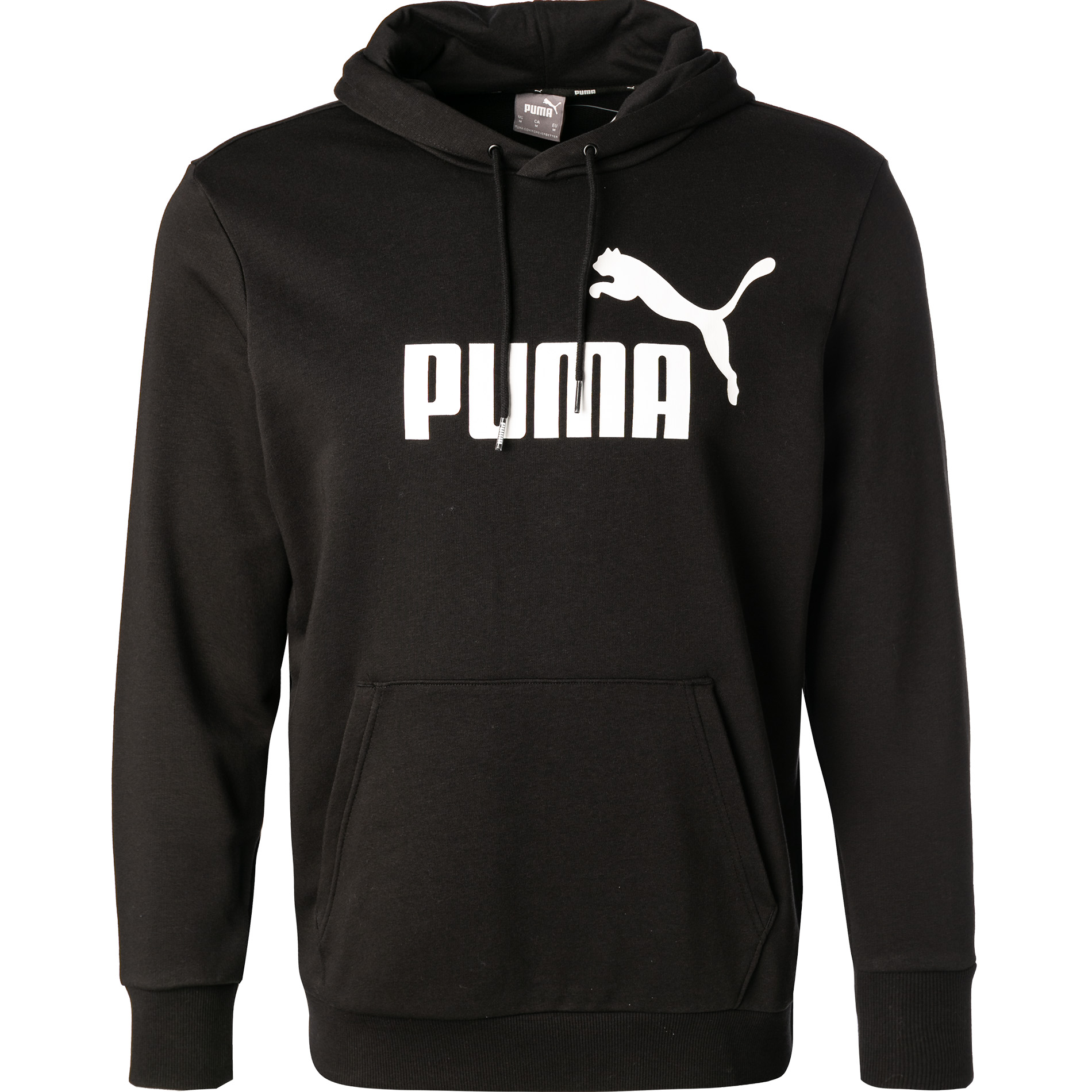 PUMA Herren Hoodie schwarz Baumwolle & Mix unifarben