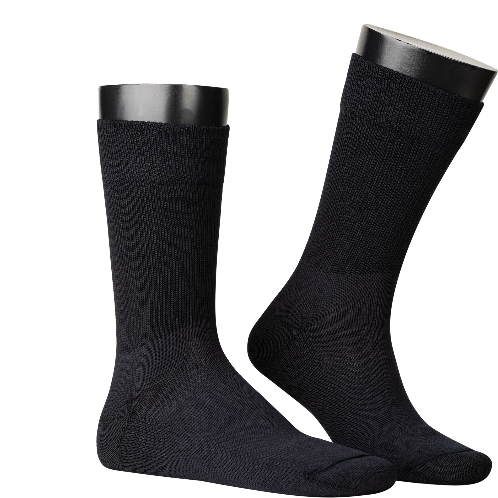 KUNERT Men Herren Socken blau Mikrofaser unifarben