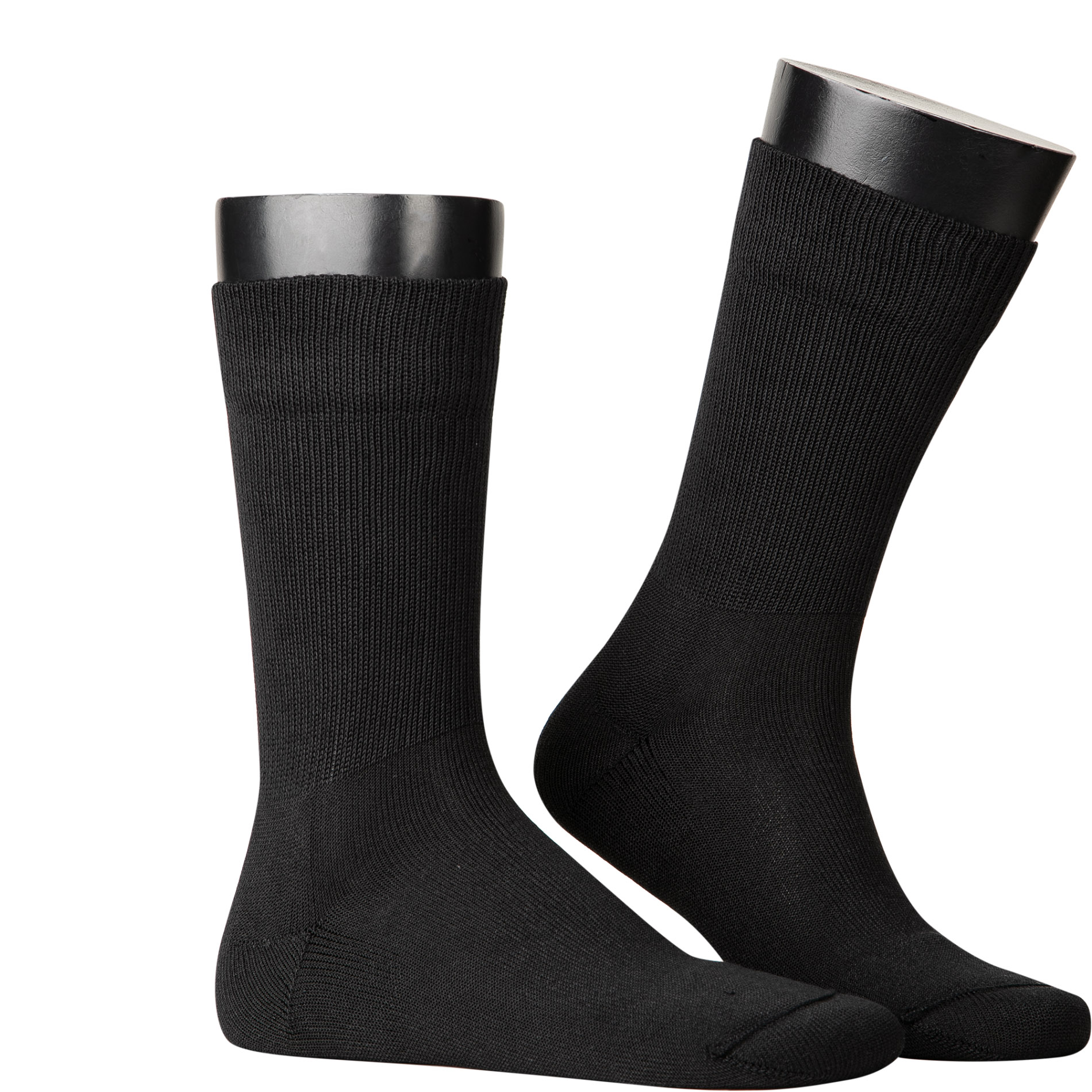 KUNERT Men Herren Socken schwarz Mikrofaser unifarben