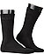 Socken Take Care Dia Premium, Mikrofaser, schwarz - schwarz