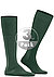 Serie Airport, Kniestrümpfe, Schurwolle, dunkelgrün - dunkelgrün