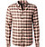 Hemd, Slim Fit, Flanell, braun-orange kariert - braun