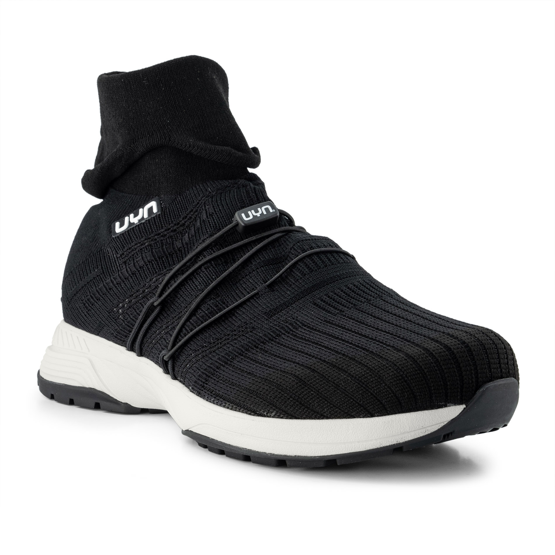 UYN Herren Sneaker schwarz Textil