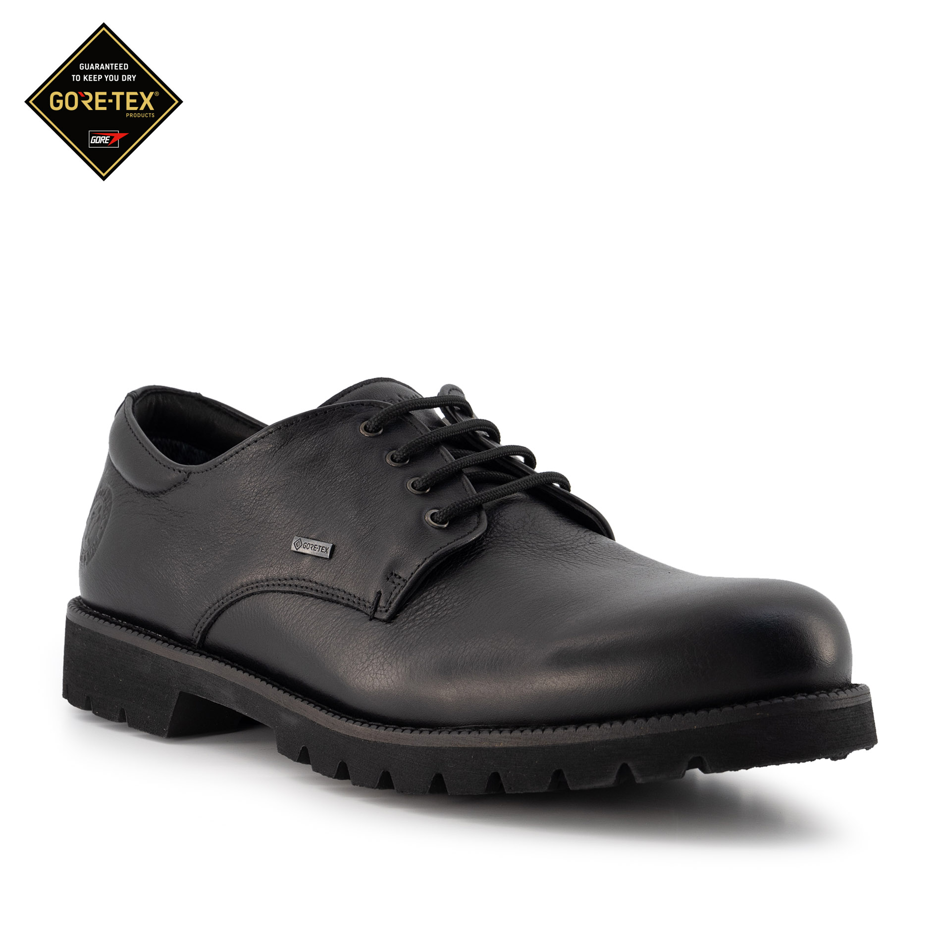 Panama Jack Herren Schnürschuhe schwarz Glattleder