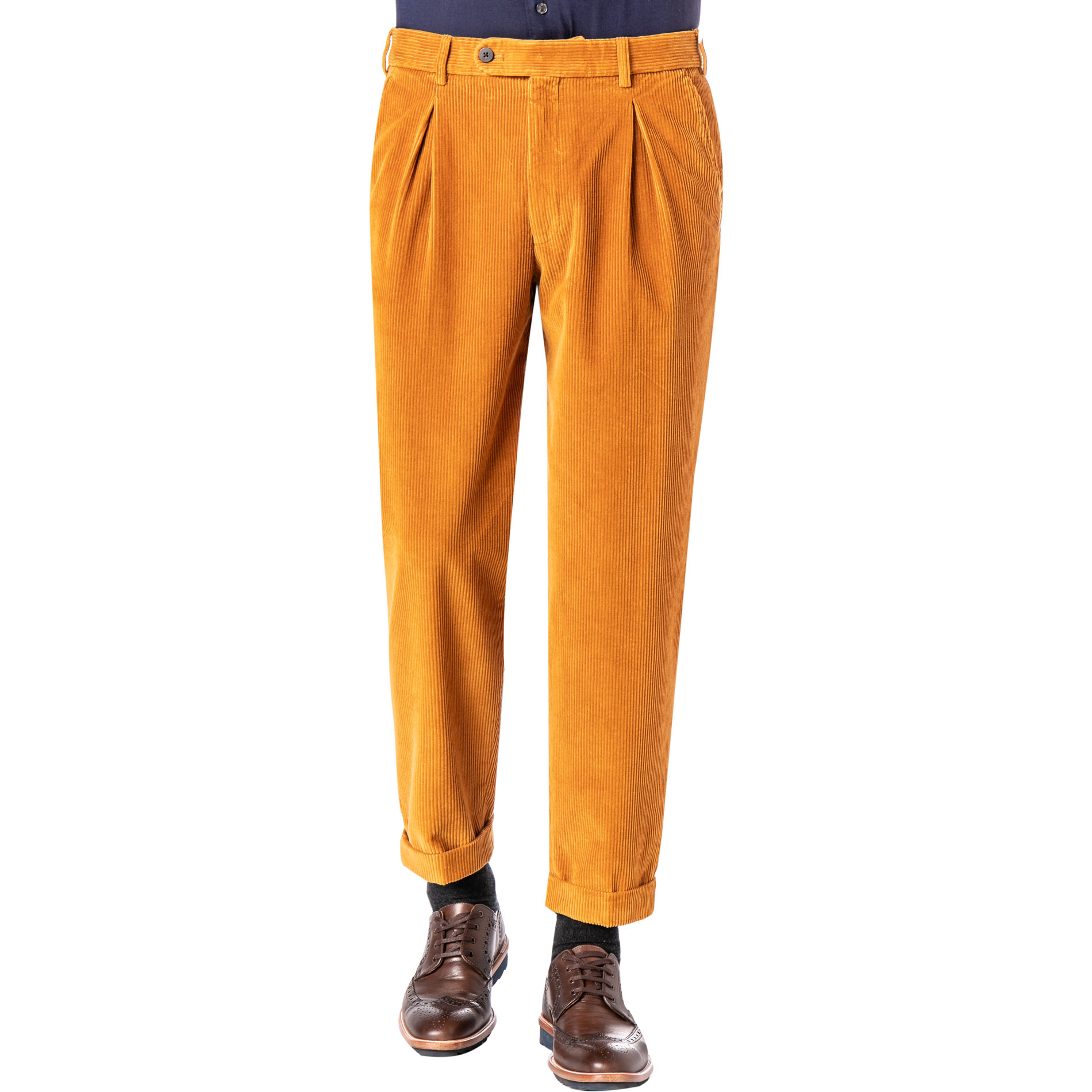HILTL Herren Hose orange Cord