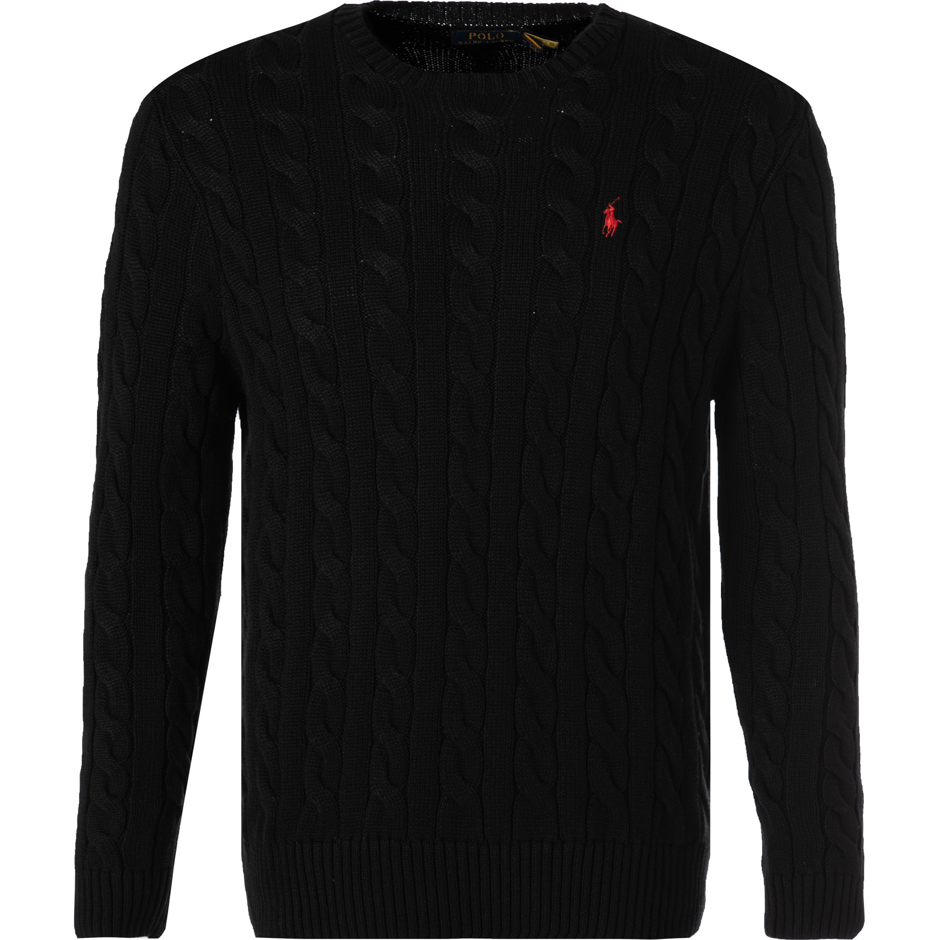 Polo Ralph Lauren Herren Pullover schwarz unifarben