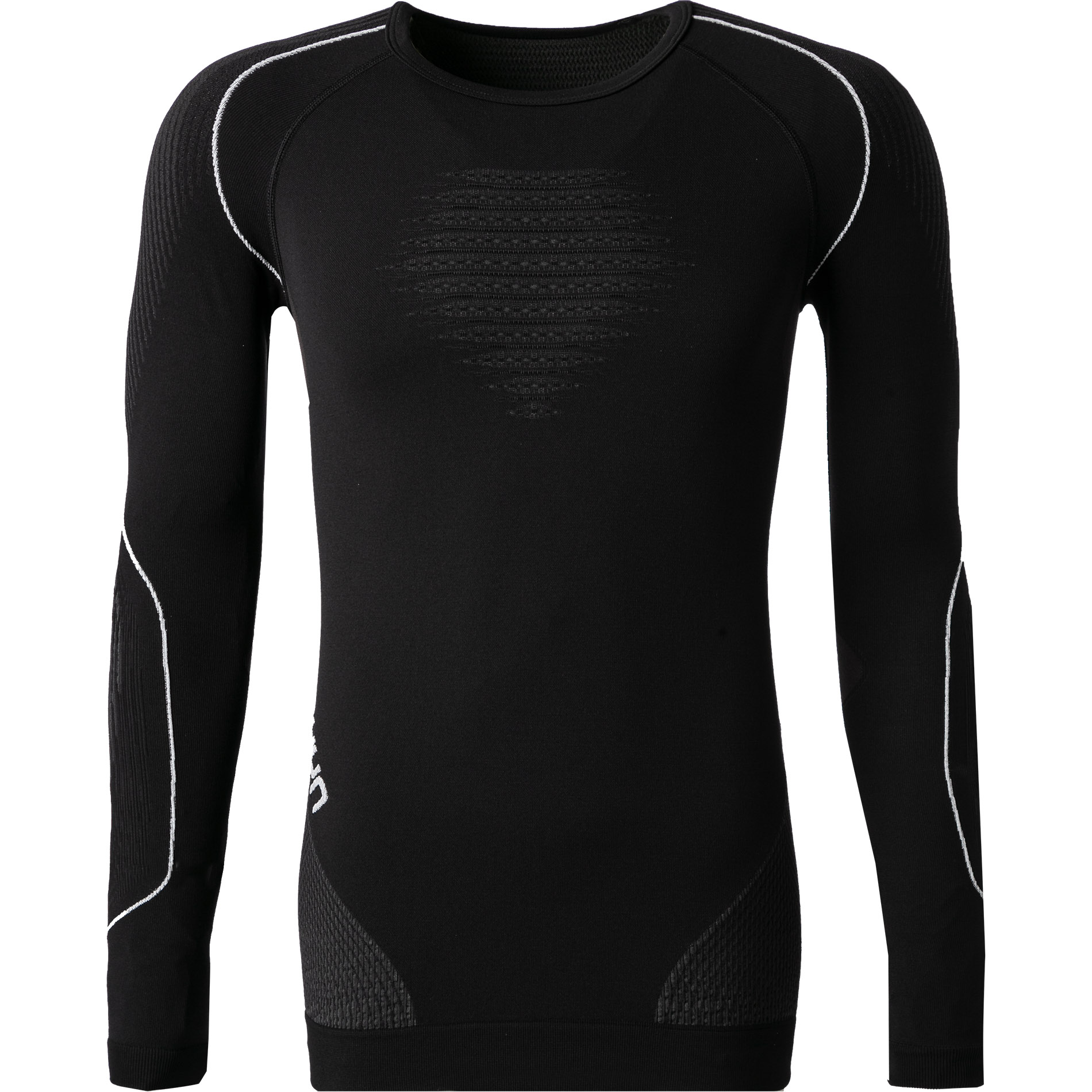 UYN Herren Funktionsshirt grau Mikrofaser unifarben