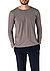 Longsleeve, Modal-Stretch, taupe - taupe