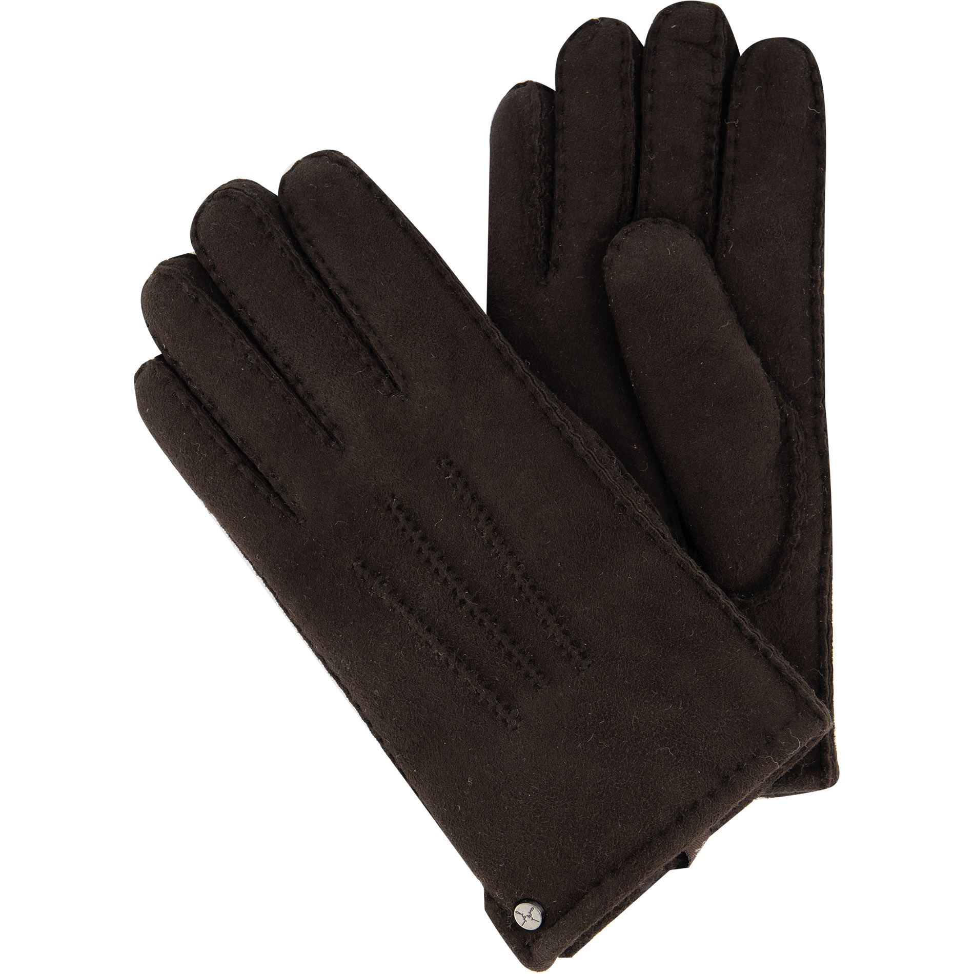 PEARLWOOD Herren Handschuhe braun Lammleder