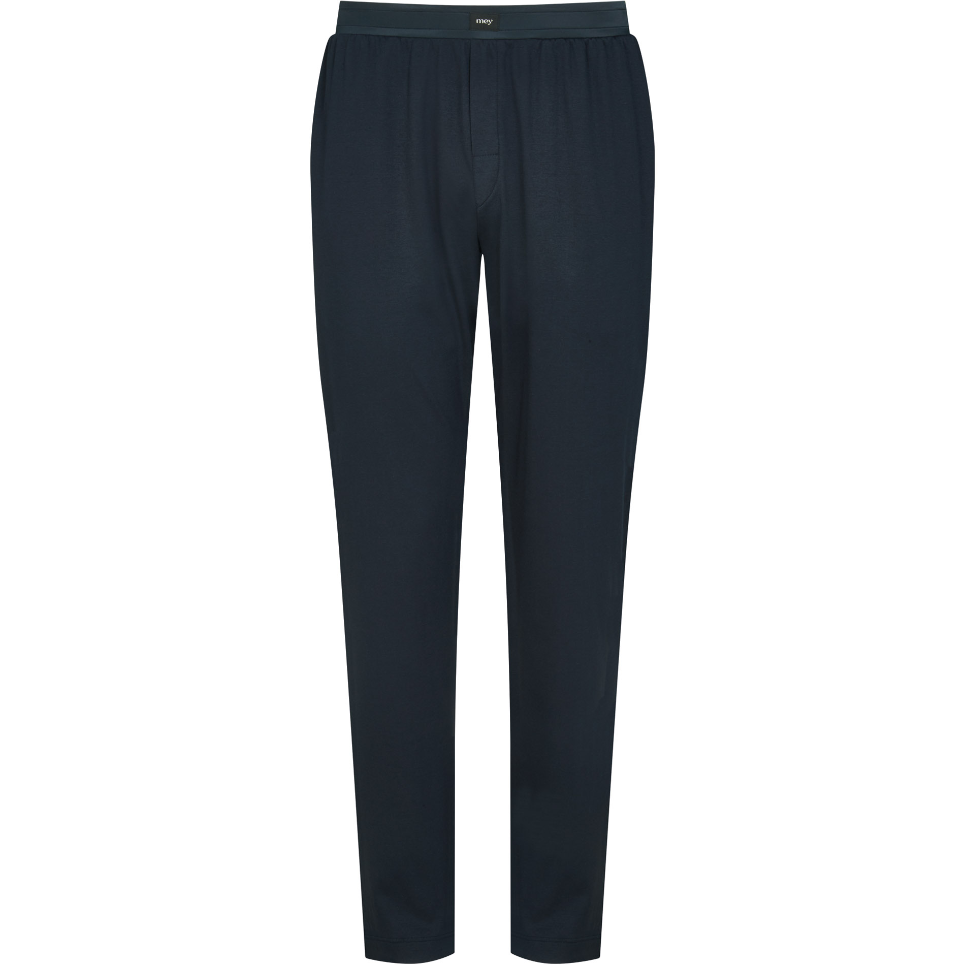 Mey Herren Pyjamahose blau Baumwolle & Mix unifarben