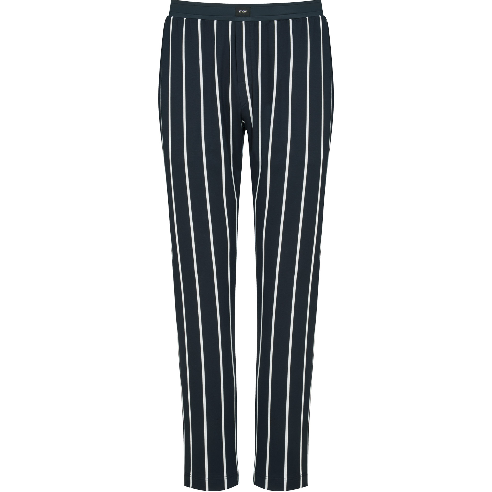 Mey Herren Pyjamahose blau Baumwolle & Mix Gestreift