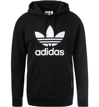 adidas ORIGINALS Trefoil Hoodie black-white H06667