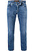 Jeans, Baumwoll-Stretch, 13oz, blau - blau