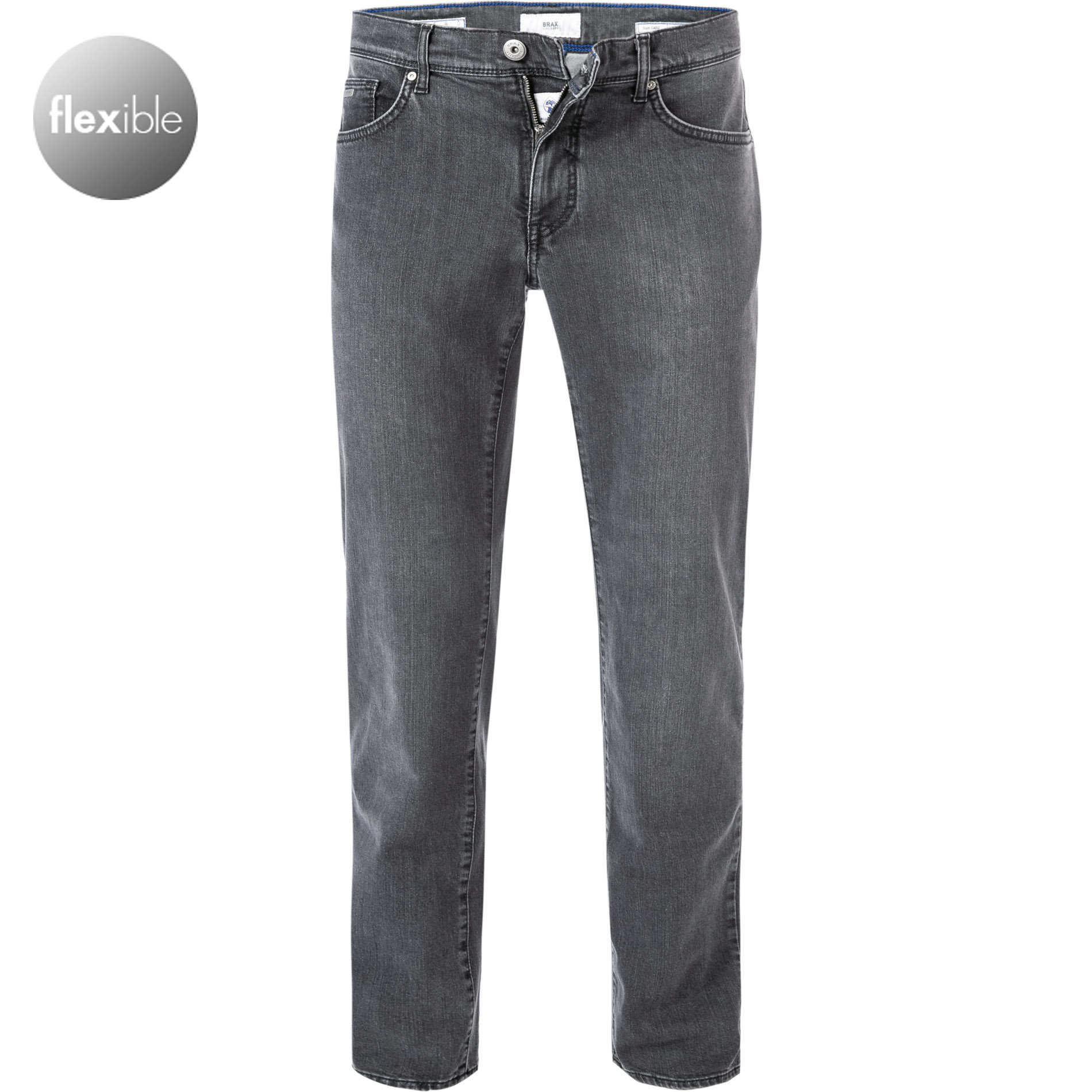 Brax Herren Jeans grau Straight Fit
