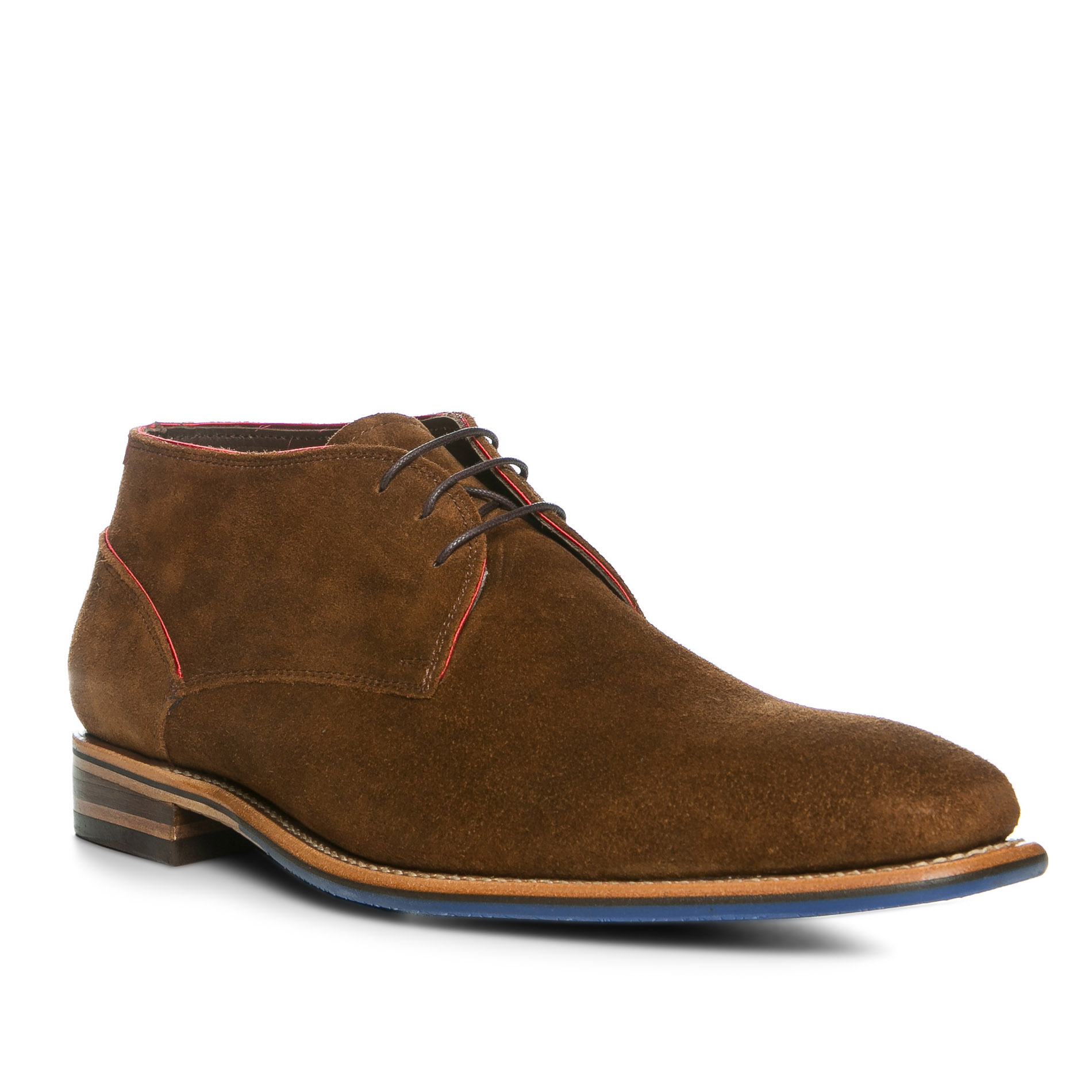 Floris van Bommel Herren Desert Boots braun Nubuk-/Veloursleder