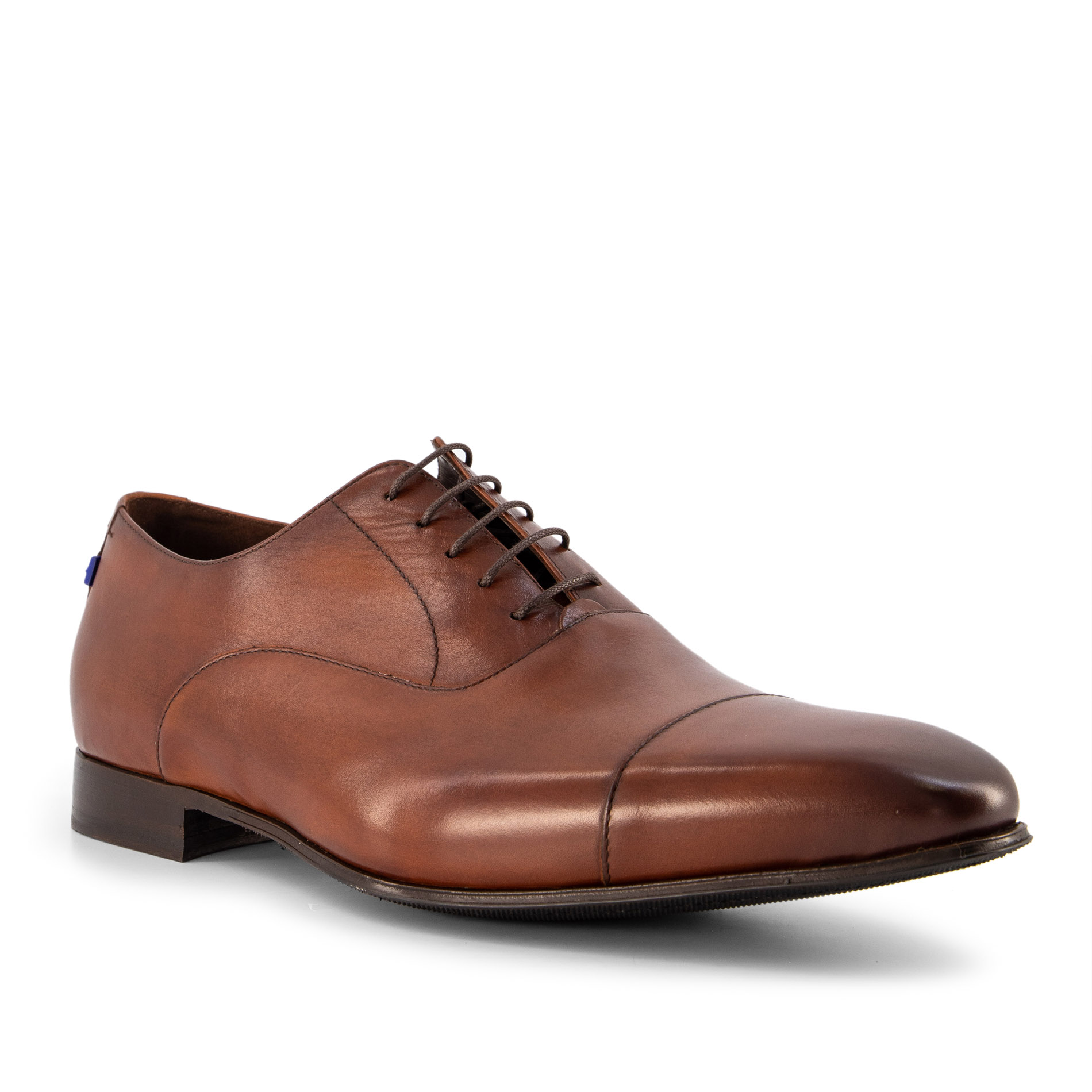 Floris van Bommel Herren Schuhe braun Glattleder