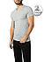 T-Shirts, Baumwoll-Stretch, grau - grau