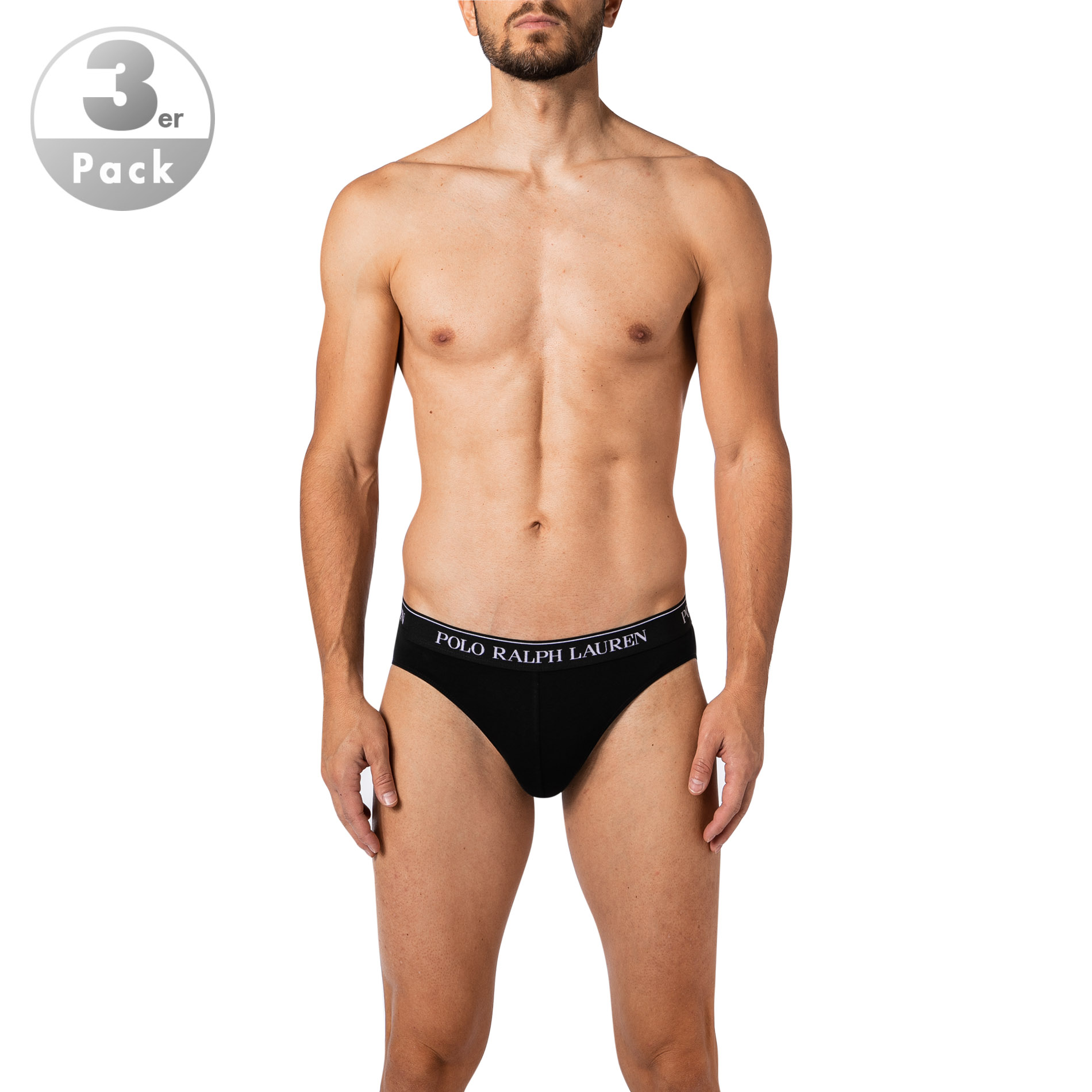 Polo Ralph Lauren Herren Slips schwarz Baumwolle & Mix unifarben