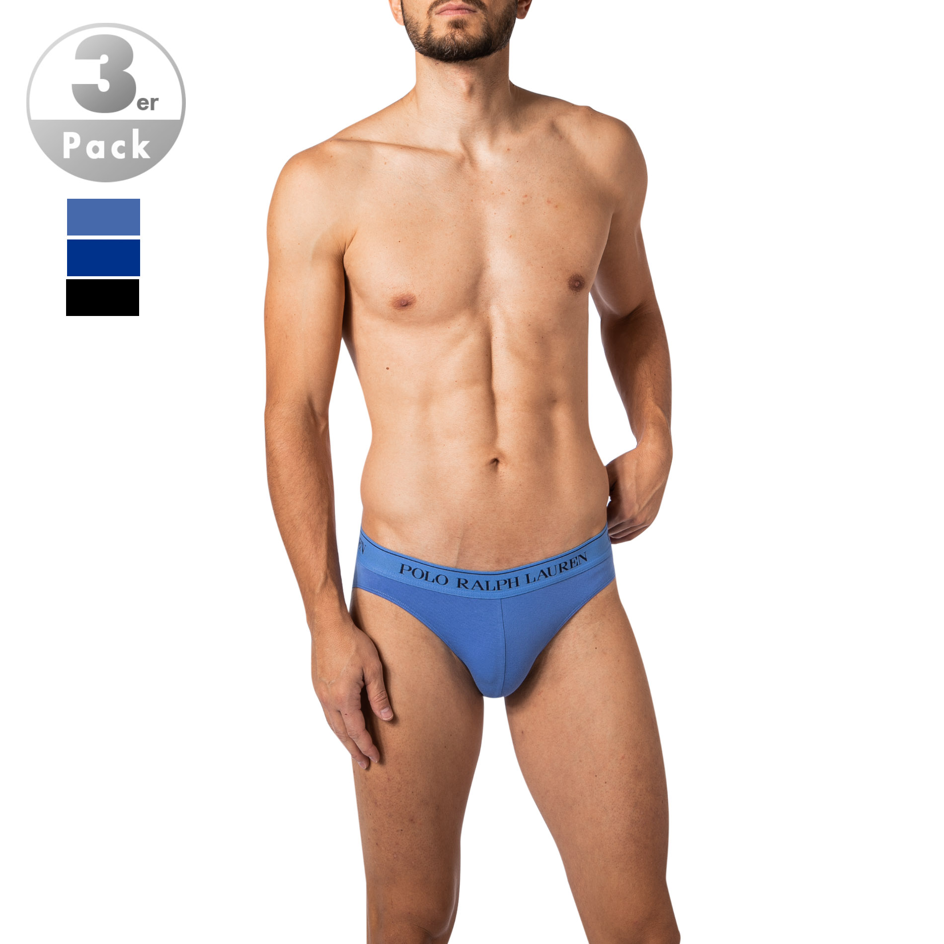 Polo Ralph Lauren Herren Slips blau Baumwolle & Mix unifarben