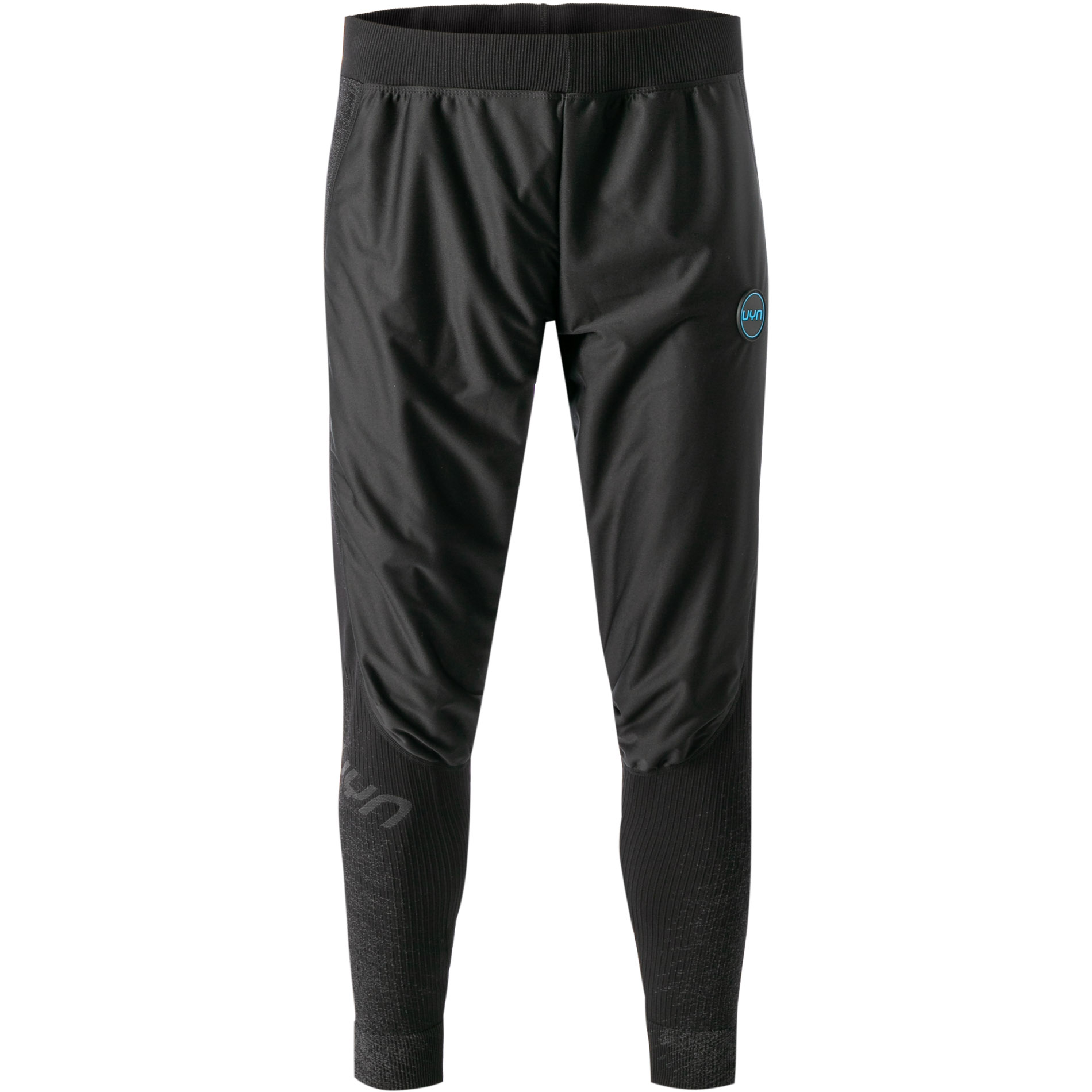 UYN Herren Funktionshose schwarz Mikrofaser unifarben