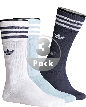 adidas ORIGINALS Solid Socks white grey HC9559