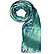 Schal, Viskose, grün-blau meliert - grün