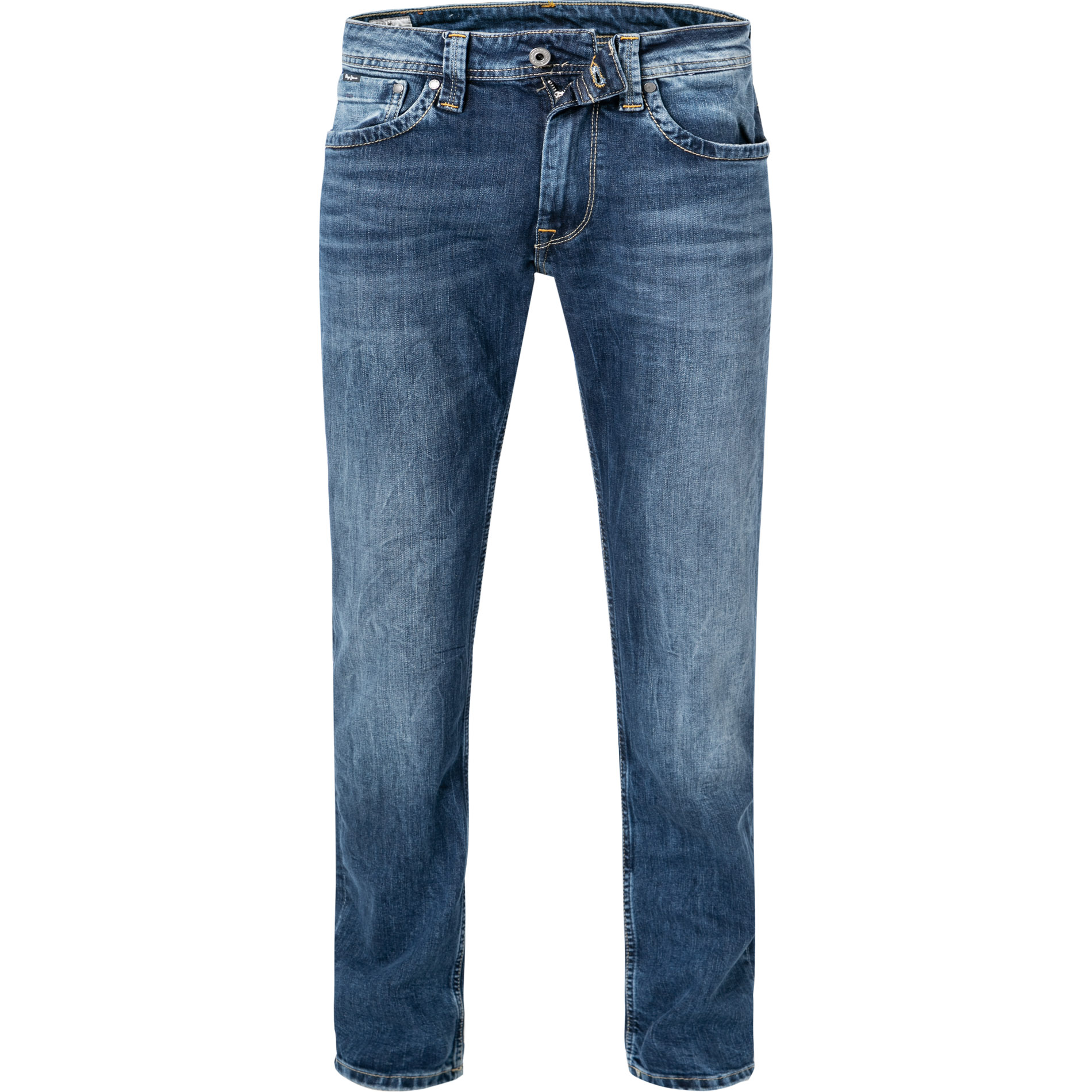 Pepe Jeans Herren Jeans blau Baumwoll-Stretch