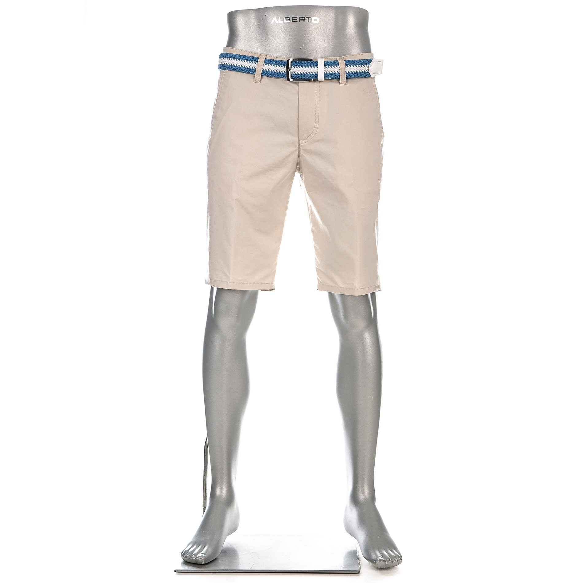 Alberto Golf Herren Golfshorts beige