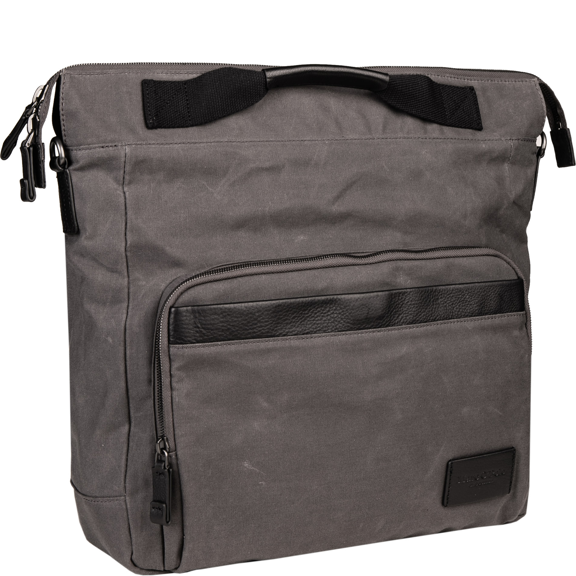 Marc O'Polo Herren Shopper Grau Canvas-Gewebe