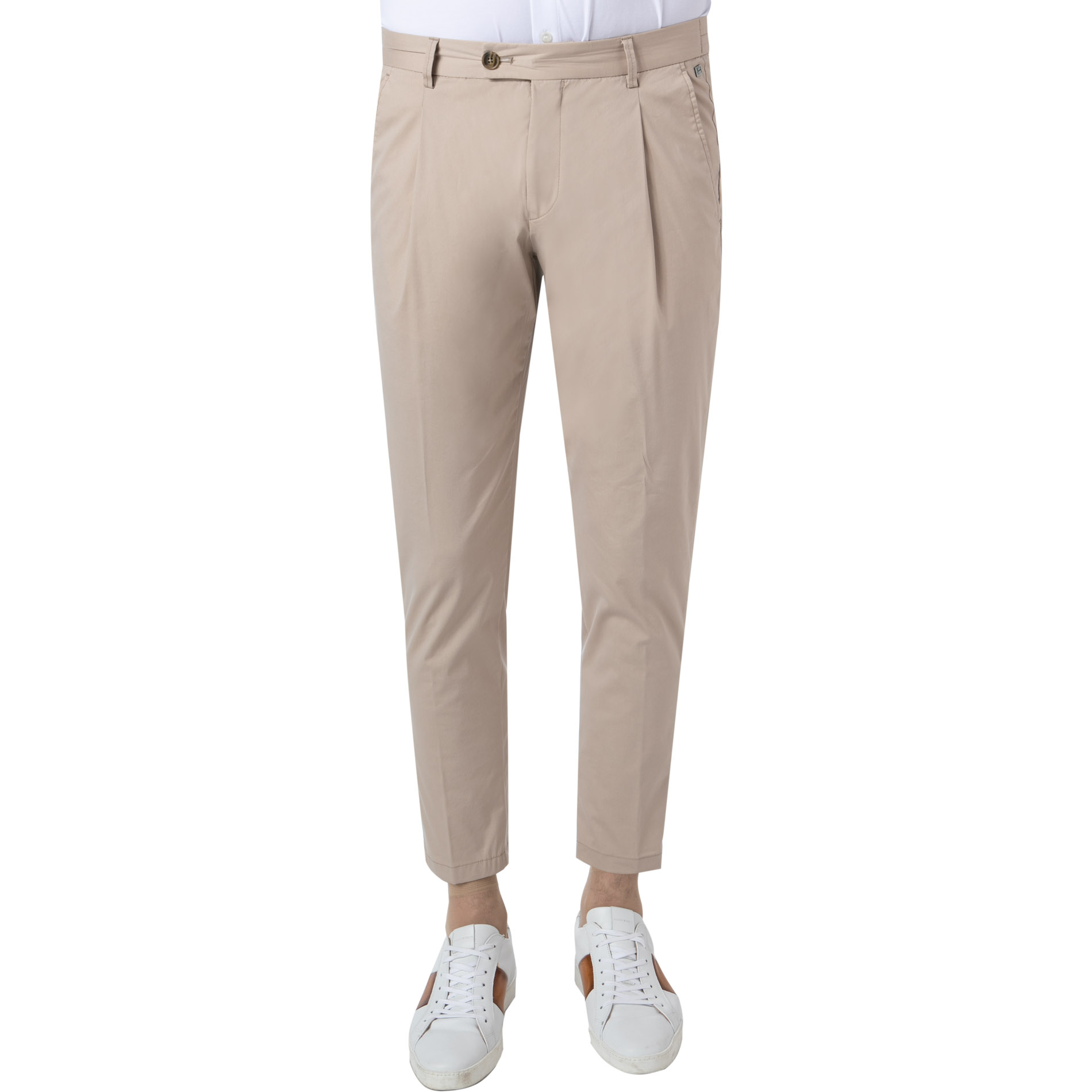 HILTL Herren Hose beige Baumwolle